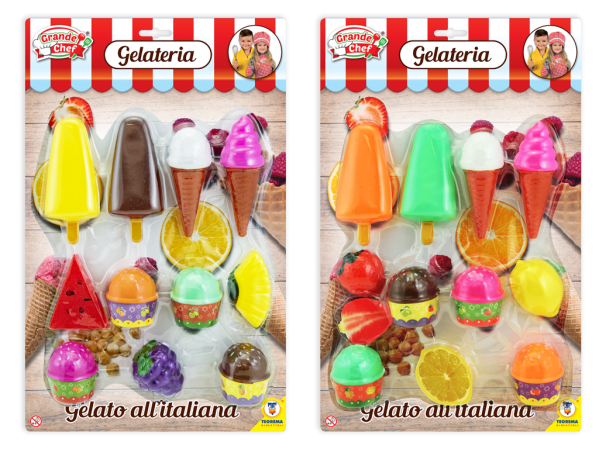 SET GELATERIA FRUTTERIA BLISTER