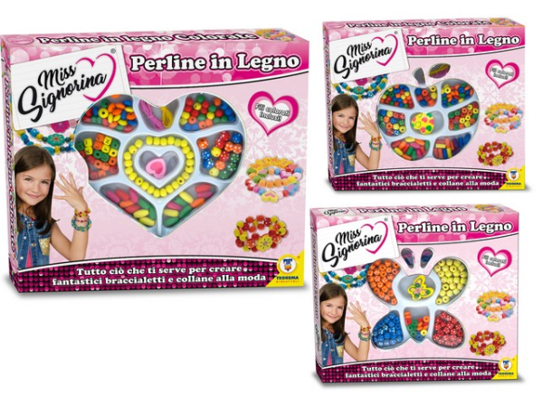 PERLINE COLORATE IN LEGNO 3 MDL OLTRE 100 PZ