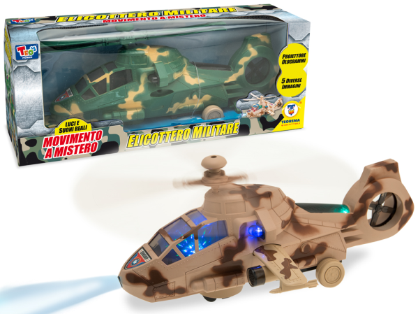 ELICOTTERO MILITARE LUCI E SUONI — immagine 1
