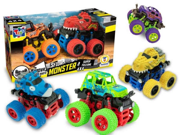 MONSTERS SFIDA OFF ROAD 4X42 COL. ASST. — immagine 1