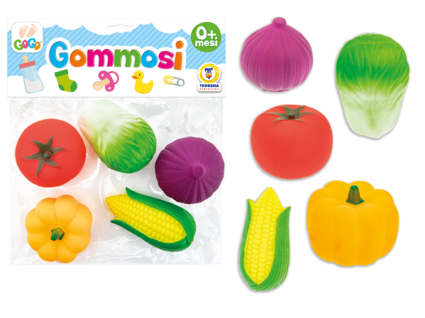 GOMMOSI VERDURE 5 PZ — immagine 1