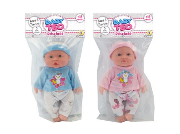 BABY CON VOCE 24 CM 3 ASS