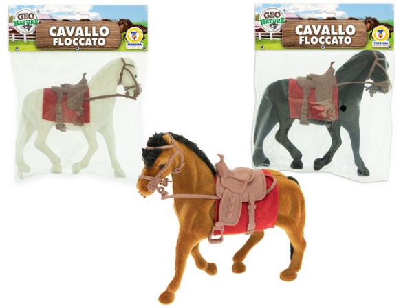 BUSTA CAVALLO FLOCCATO 3 COLORI — immagine 1