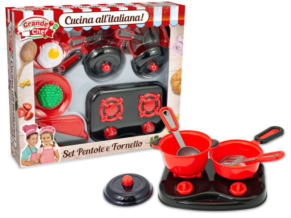 SET PENTOLINE CON FORNELLO — immagine 1
