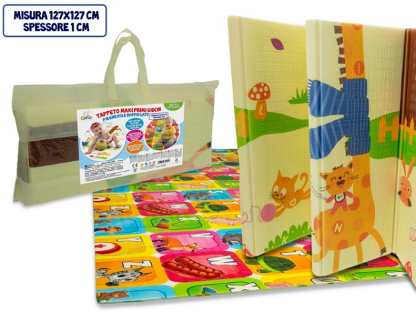 TAPPETO PRIMI GIOCHI PIEGHEVOLE 127X127 — immagine 1