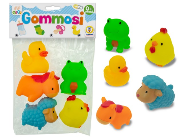 GOMMOSI ANIMALETTI FUNNY 5PZ — immagine 1