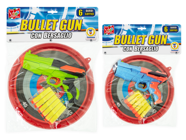 PISTOLA CON DARDI E BERSAGLIO — immagine 1