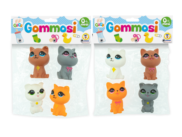 GOMMOLOSI GATTI 4PZ — immagine 1