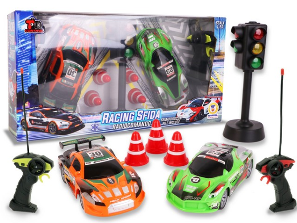 AUTO SFIDA DOPPIO R/C CON SEMAFORO
