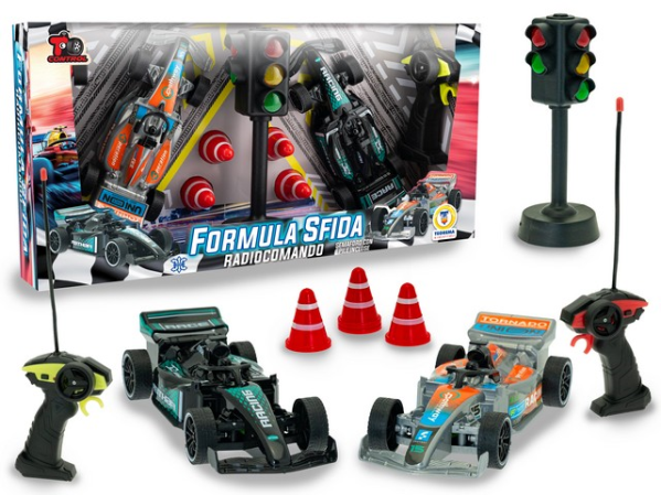 AUTO F1 R/C DOPPIA SFIDA CON SEMAFORO