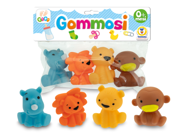 Gommosi animaletti funny 2 mdl ass — immagine 1