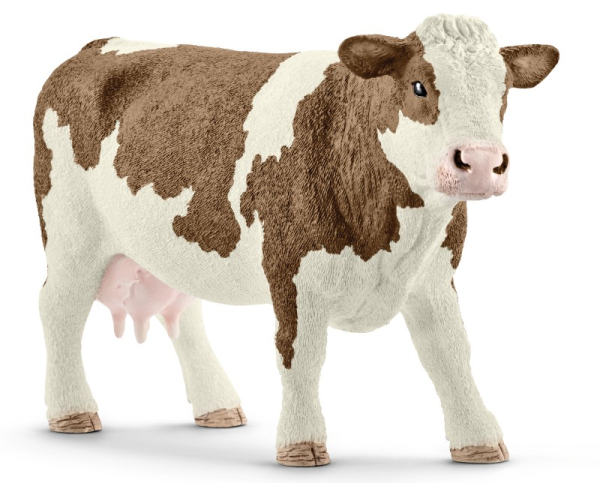 SCHLEICH MUCCA PEZZATA ROSSA — immagine 1