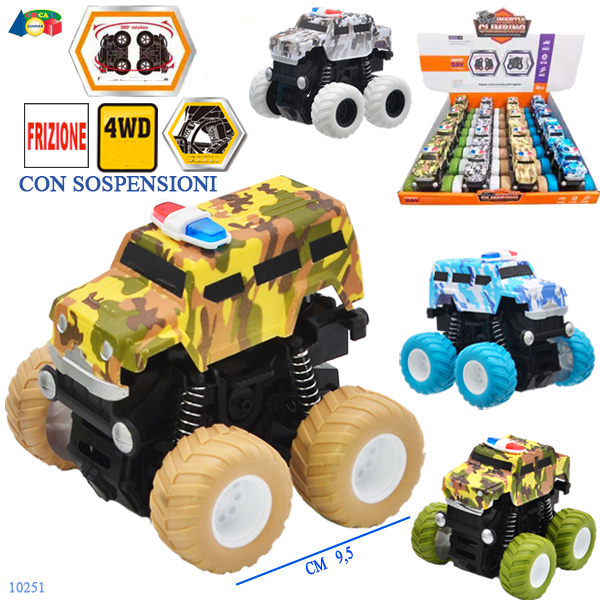 DS JEEP MONSTER MIMETICA FRIZ.C/SOSP(12) — immagine 1