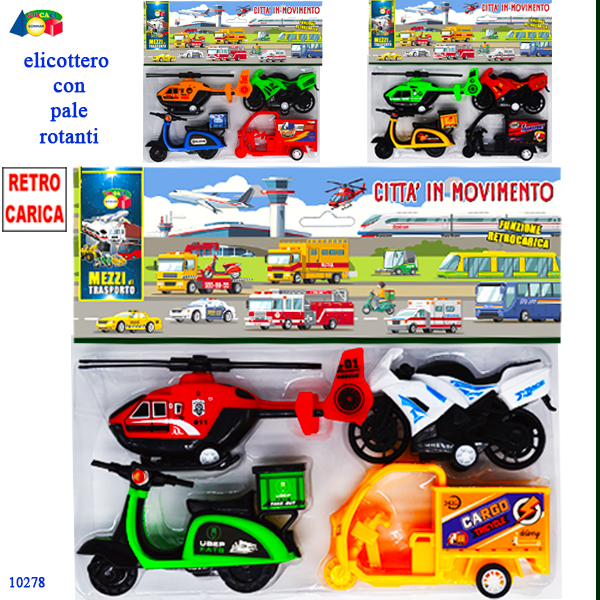 BS MEZZI MOTOCICLI E ELICOTTERI IN BUSTA — immagine 1