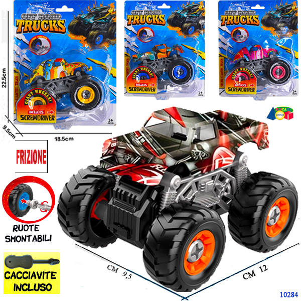 MONSTER JEEP AEROGRAFATA FRIZ. ASS. — immagine 1
