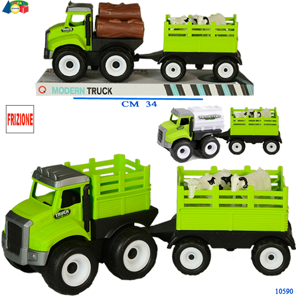 CAMION C/ RIM. ANIMALI ASS FRIZ, IN CUPOLA — immagine 1