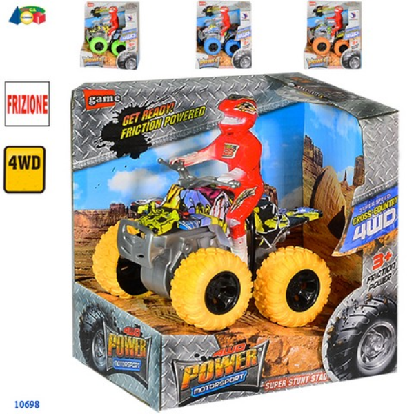 QUAD 4wd aereografato friz. c/pilota