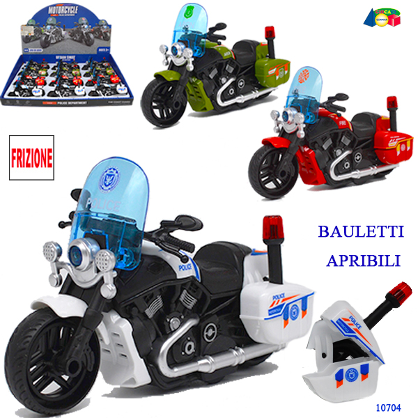 DS MOTO POLIZIA FRIZ. BAULETTO APRIBILE(12) — immagine 1