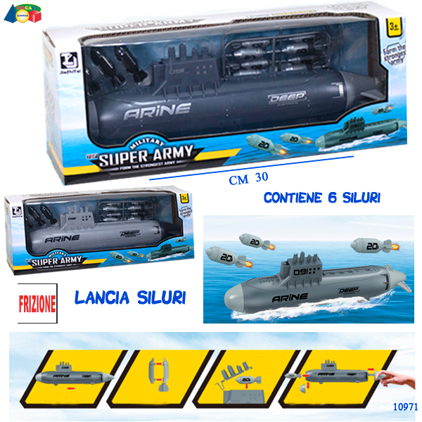 SOMMERGIBILE FRIZ LANCIA SILURI, ASS