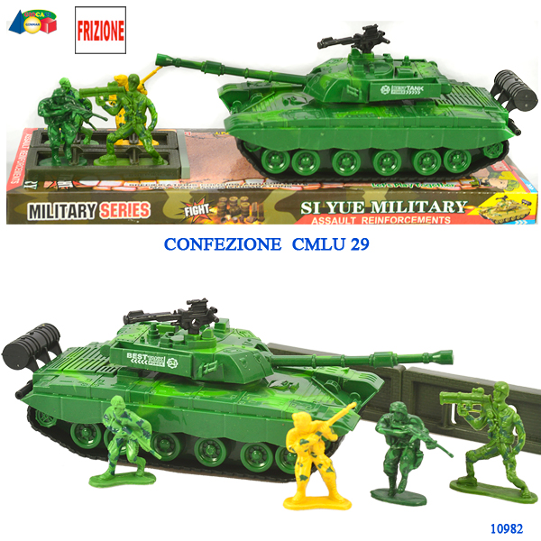 CARRO ARMATO FRIZ. CON SOLDATI IN CUPOLA — immagine 1