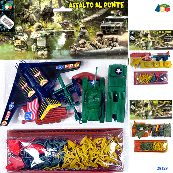 SOLDATI BUSTA MINIEROI ASSALTO AL PONTE — immagine 1