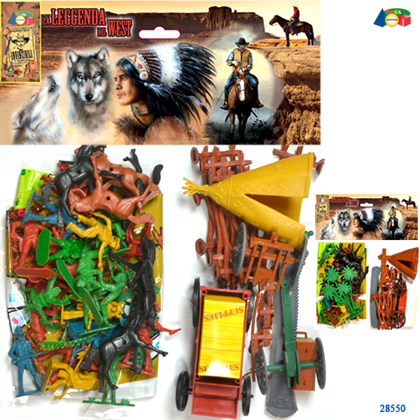 SOLDATI BUSTA COWBOY LA LEGGENDA DEL WEST — immagine 1