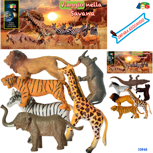 BUSTA ZOO IN VIAGGIO NELLA SAVANA ASS. — immagine 1