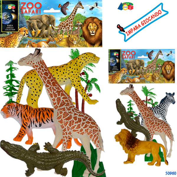 BUSTA ZOO SAFARI ass. 1 pezzo — immagine 1