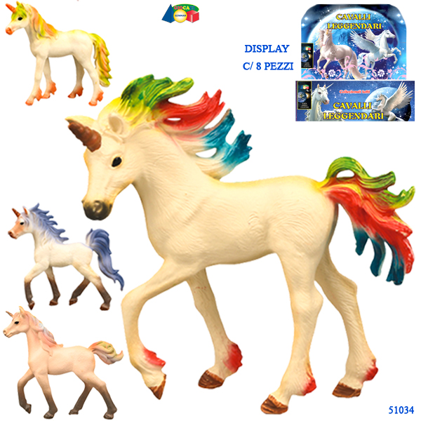 CAVALLI UNICORNO CRINIERA COLORATA IN BOX