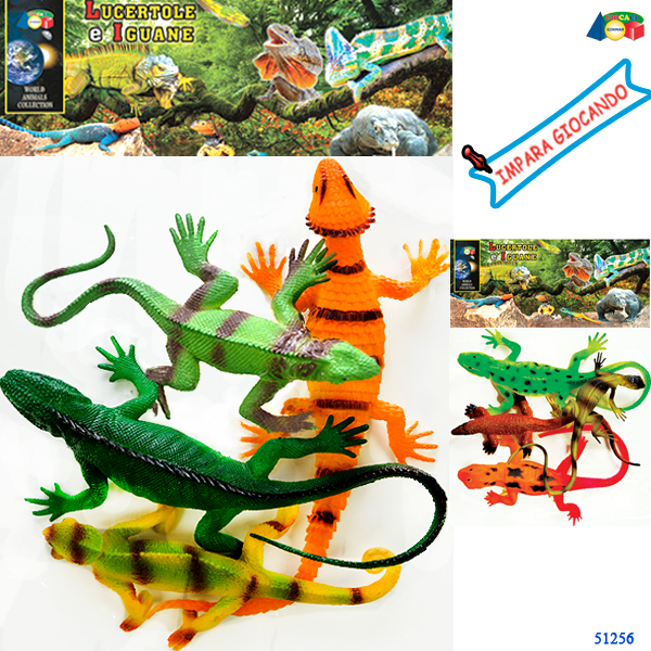 BUSTA LUCERTOLE E IGUANE ASS. — immagine 1