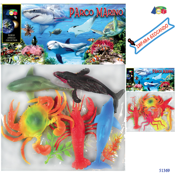 BUSTA ACQUATICI PESCI PARCO MARINO — immagine 1