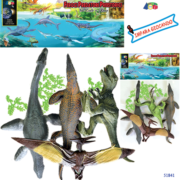 BUSTA DINOSAURI I FEROCI PREDATORI — immagine 1