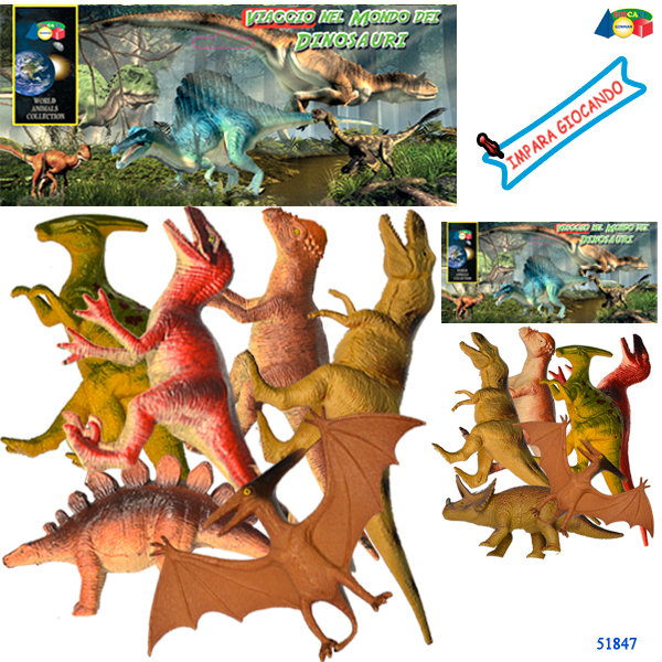 BUSTA DINOSAURI VIAGGIO NEL MONDO DEI DINOS. — immagine 1
