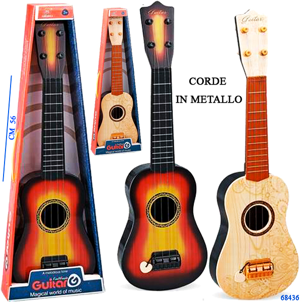 CHITARRA IN PLASTICA CORDE METALLO Cm.56