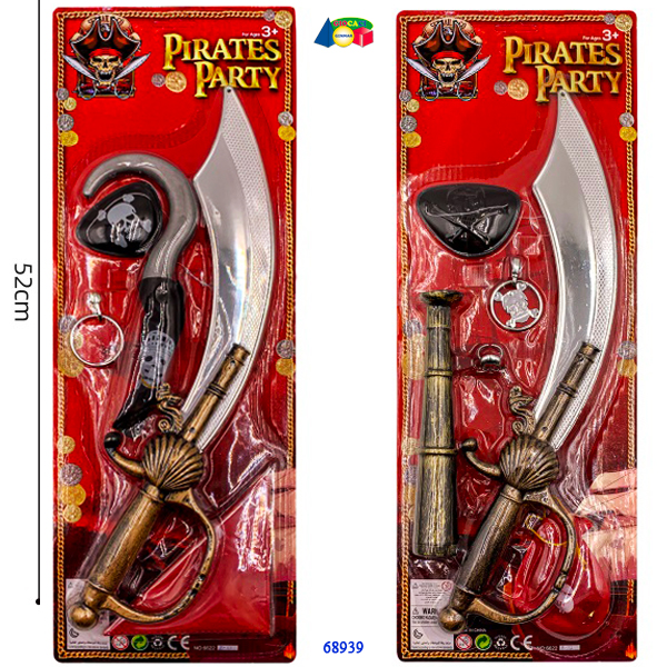 SET PIRATA C/SCIABOLA ED ACC.