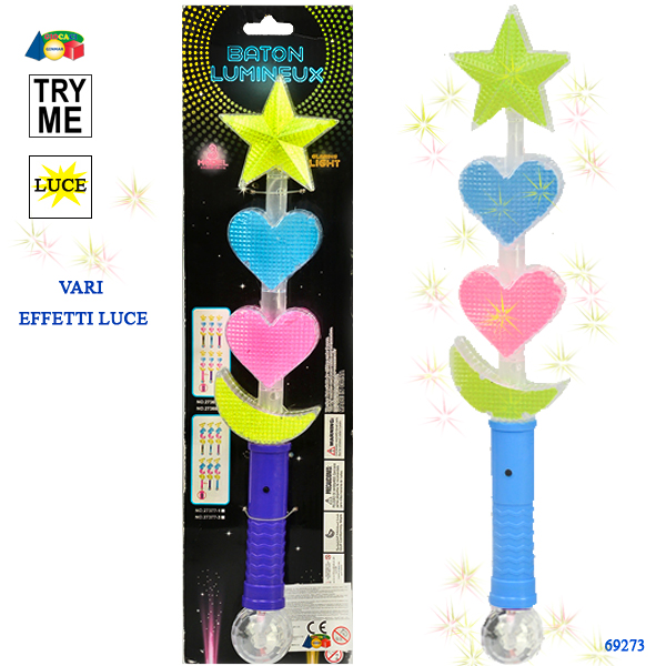 SCETTRO MAGICO C/VARI EFFETTI LUCE TRY — immagine 1