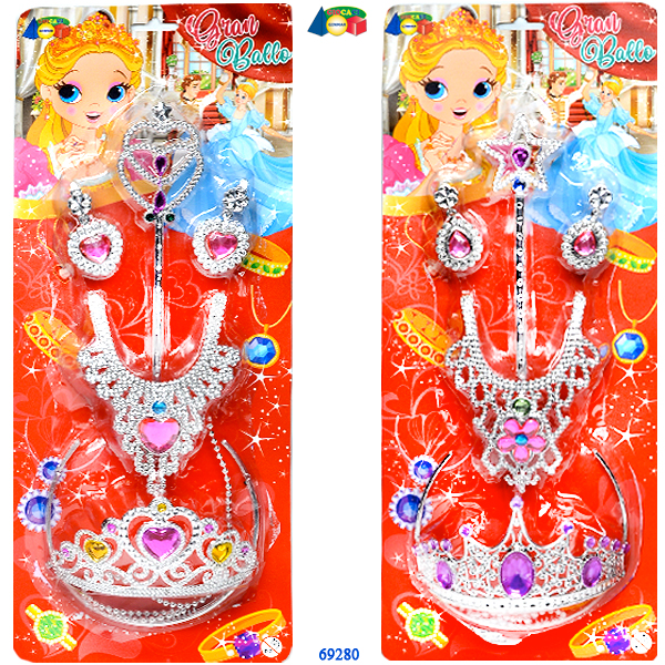SET CORONA E GIOIELLI GRAN BALLO — immagine 1