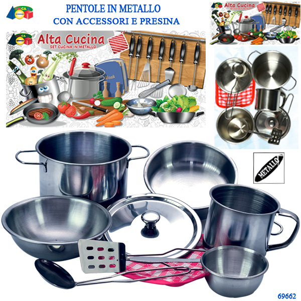 BUSTA PENTOLE MET. C/ PRESINA ALTA CUCINA — immagine 1