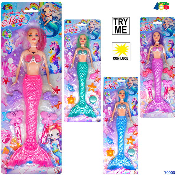 SET SIRENA C/LUCE - IL CANTO DEL MARE