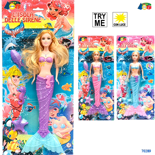 SET SIRENA L.ISOLA DELLE SIRENE C/LUCE,TRY