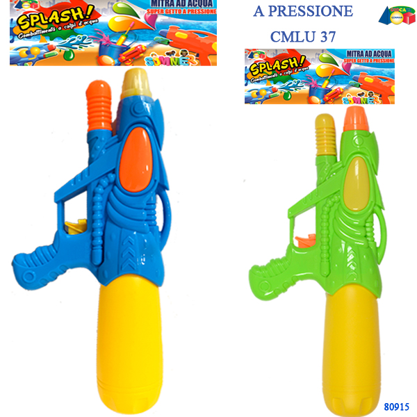 PISTOLA ACQUA 37cm A PRESSIONE(mitra) — immagine 1