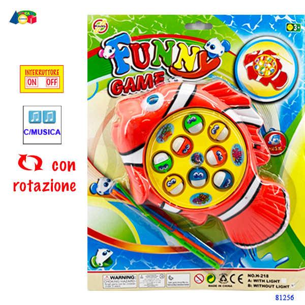 GIOCO PESCA C/PESCI ROTANTI — immagine 1