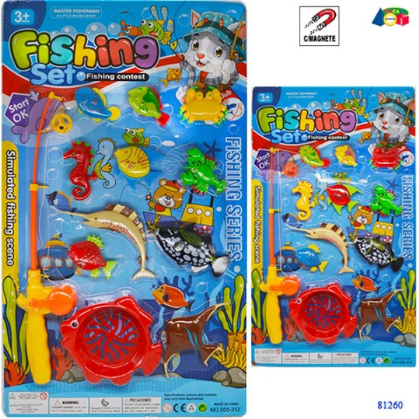 SET PESCA MAGNETICA C/RETINO