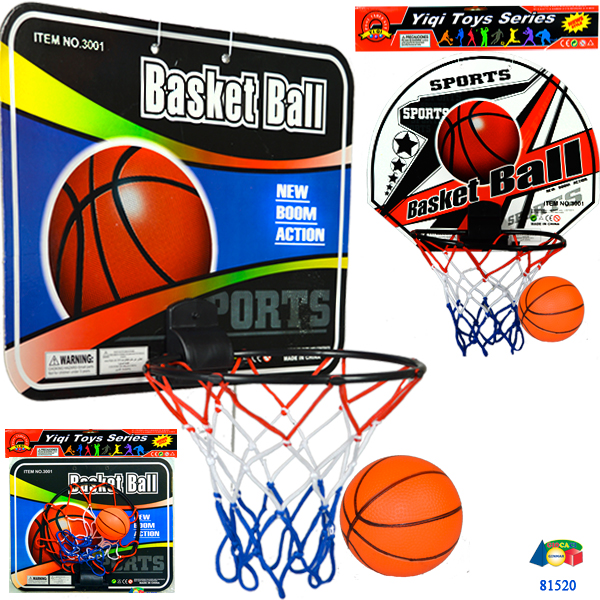 BASKET C/TABELLONE E PALLA in BUSTA — immagine 1
