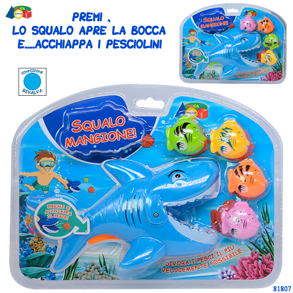 SET PESCA Squalo mangione c/pesci ass. — immagine 1