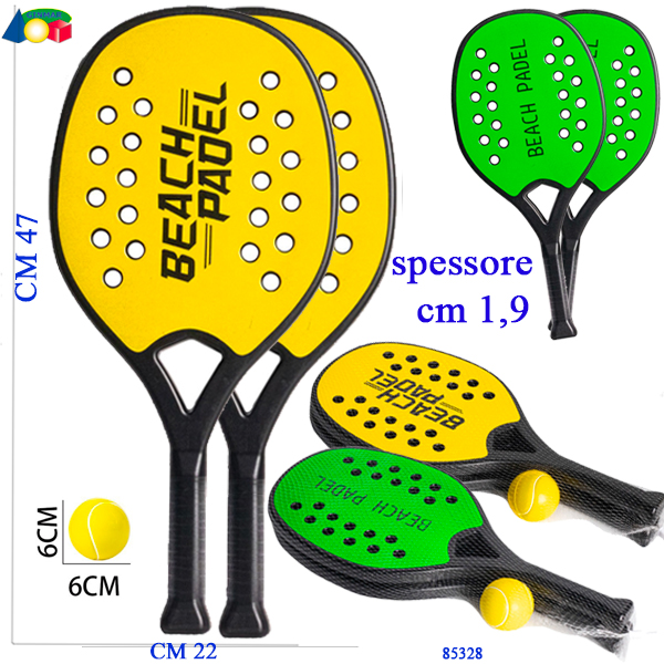 RACCHETTE PADEL PLAST.FORIpiùPALLA ASS — immagine 1