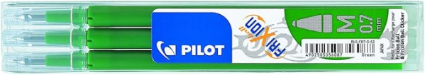 REFILL FRIXION SET 3PZ. POINT0,7 VERDE - 006659