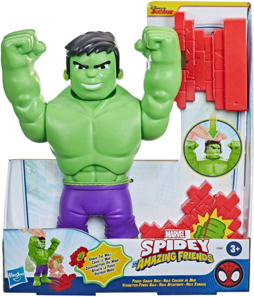 PERSONAGGIO HULK MARVEL POWER SMASH SPIDEY — immagine 1