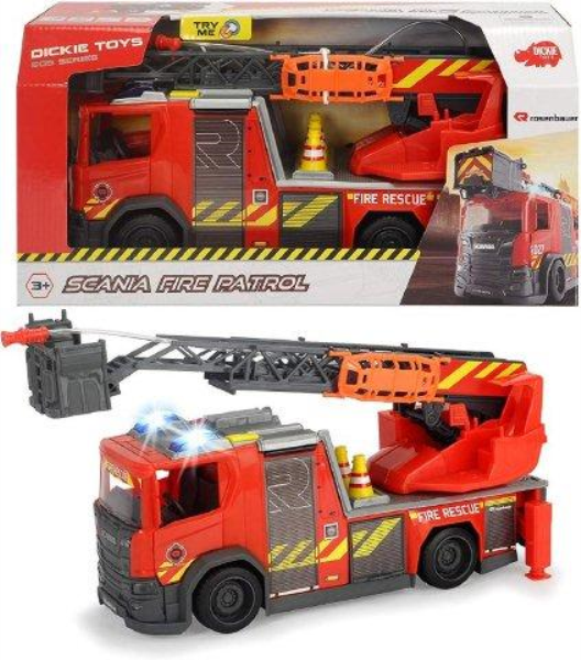 DICKIE SCANIA FIRE RESCUE CM.35 POMPIERI — immagine 1