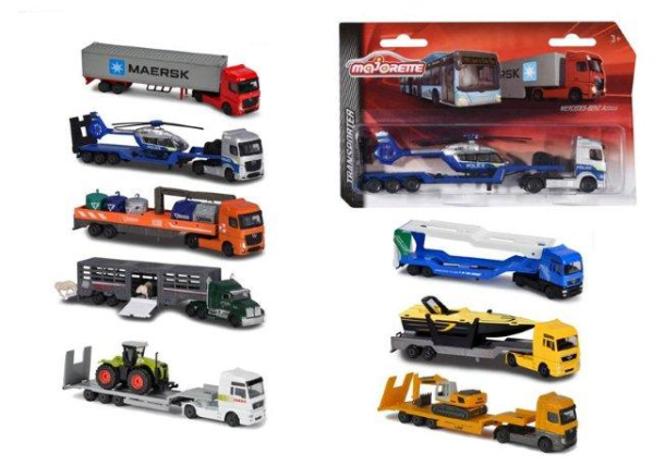 CAMION MAJORETTE TRANSPORTER ASS — immagine 1